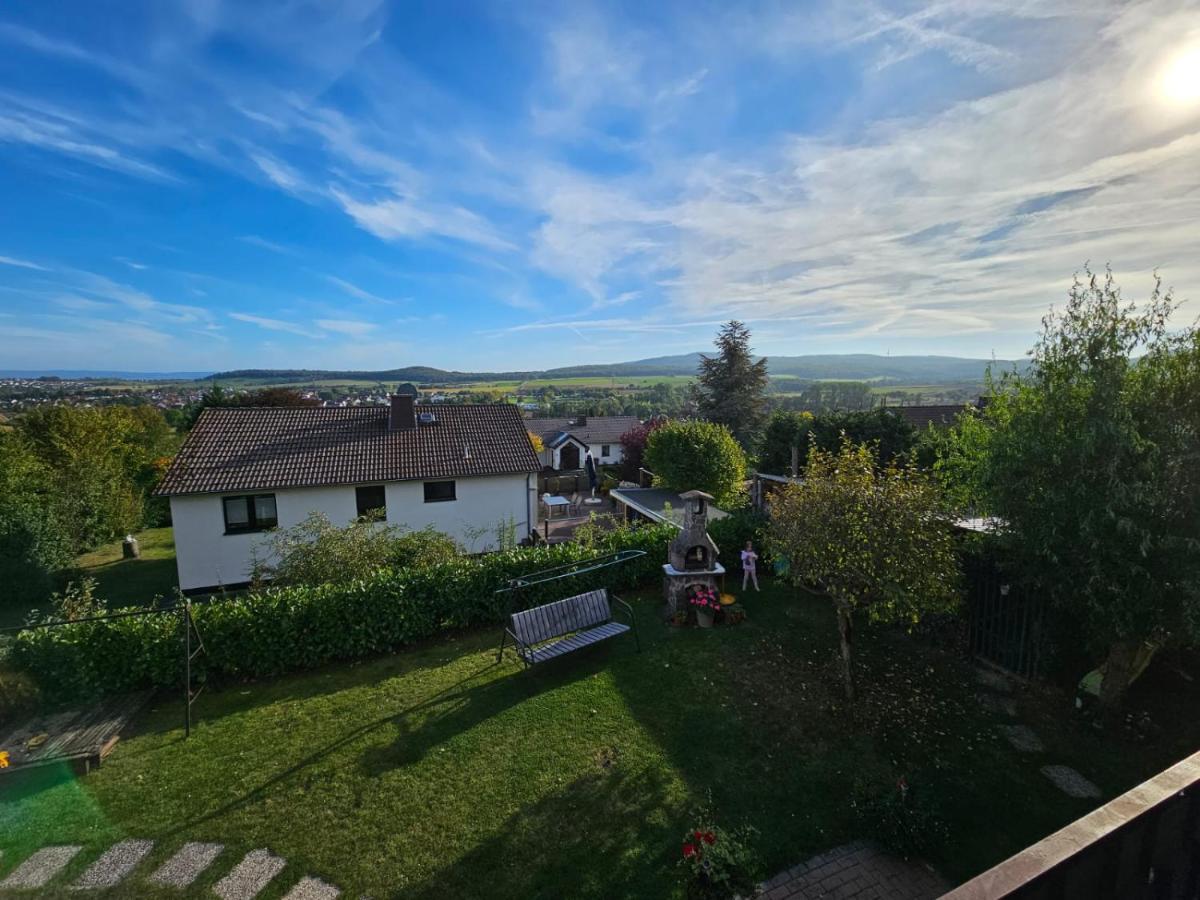Ferienwohnung Talblick Ahnatal Buitenkant foto