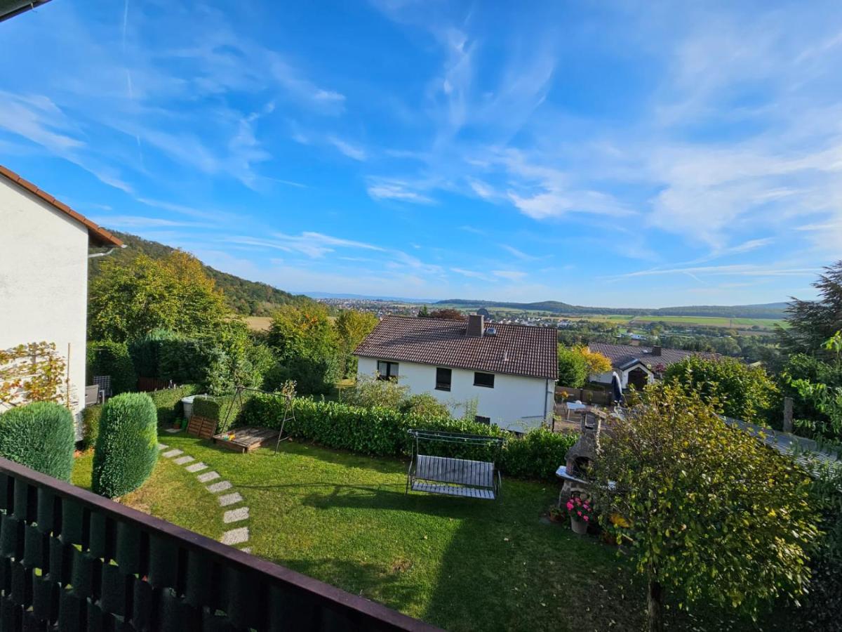 Ferienwohnung Talblick Ahnatal Buitenkant foto